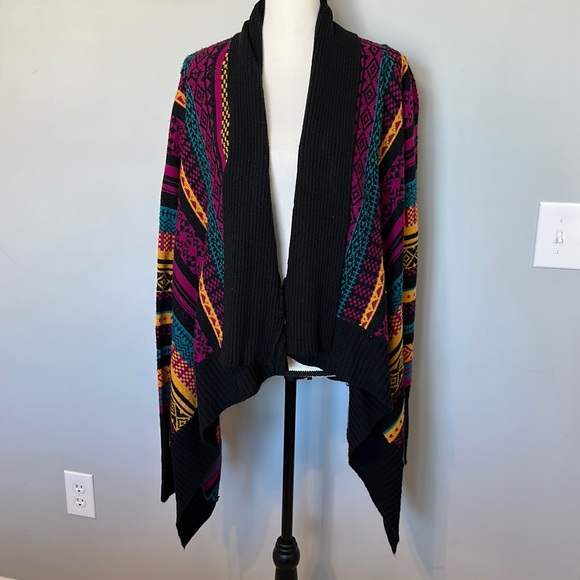 i jeans by Buffalo Sweaters - Jeans by Buffalo 80s style Retro Warm Comfy Oversized Western Cardigan